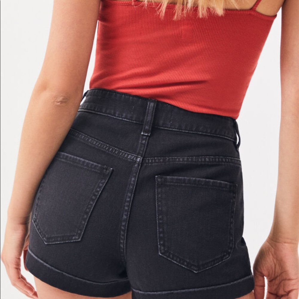 Pacsun mom Jean black shorts